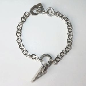 PIANEGONDA Diamond Heart Link Bracelet